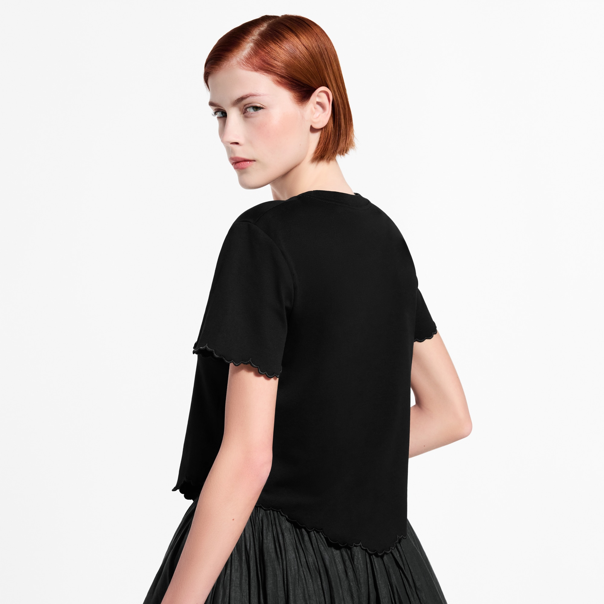 Louis Vuitton ルイヴィトンスカラップヘム クロップトップ　Sサイズ Scallop Hem Crop Top - Women - Ready-to-Wear | LOUIS VUITTON ®